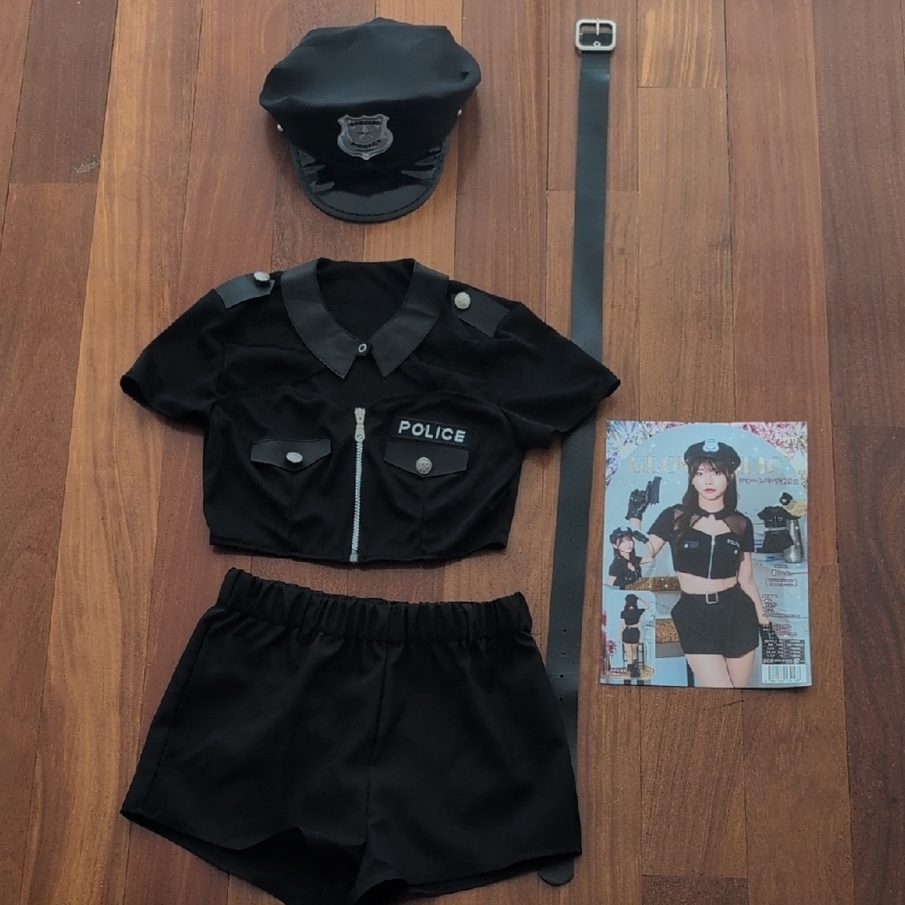 Police Officer Costume - Black